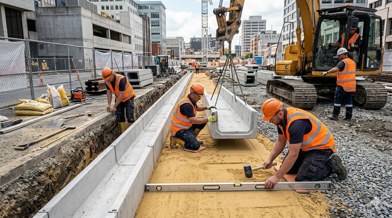 Cara Pasang U-Ditch yang Benar: Panduan Teknis Lapangan